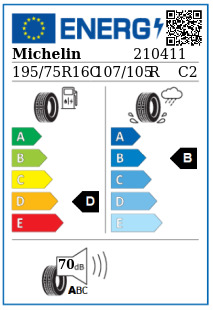 Anvelopa iarna 195/75/16C Michelin AgilisAlpin 107/105R