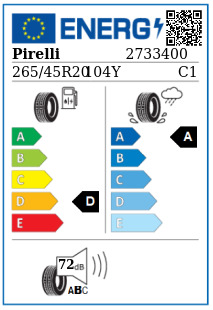 Anvelopa vara 265/45/20 Pirelli Scorpion Verde 104Y