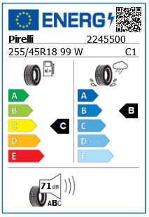 Anvelopa vara 255/45/18 Pirelli Cinturato P7 RunOnFlat 99W