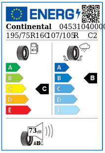 Anvelopa iarna 195/75/16C Continental VancoContactWinter 107/105R