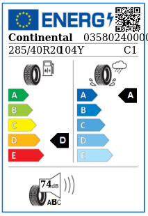 Anvelopa vara 285/40/20 Continental ContiSportContact6 104Y