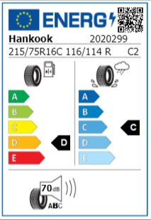 Anvelopa vara 215/75/16C Hankook Vantra LT RA18 M+S 116/114R