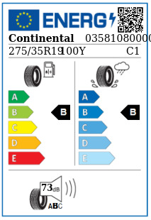 Anvelopa vara 275/35/19 Continental ContiPremiumContact6 XL RunOnFlat 100Y