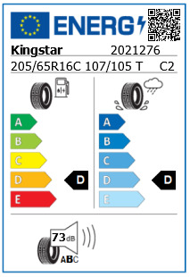 Anvelopa iarna 205/65/16C Kingstar W410 - by Hankook 107/105T