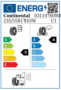 Anvelopa vara 235/55/17 Continental ContiPremiumContact6 XL 103W