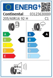 Anvelopa vara 205/60/16 Continental UltraContact 92H