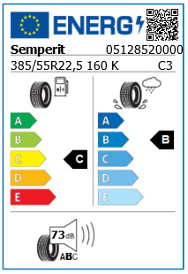 Anvelopa directie 385/55/22,5 Semperit Runner F2 160K