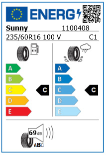 Anvelopa vara 235/60/16 Sunny NU025 100V