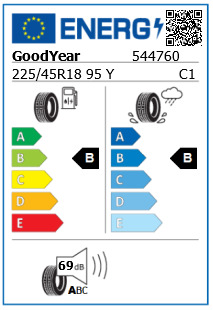 Anvelopa vara 225/45/18 GoodYear EagleF1Asymm3 XL RunOnFlat 95Y