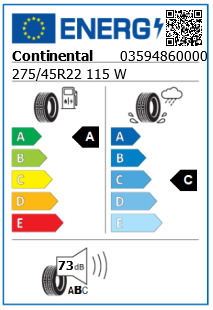 Anvelopa vara 275/45/22 Continental CrossContact RX XL 115W