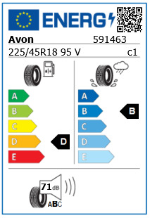 Anvelopa iarna 225/45/18 Avon WX7 Winter - made by Goodyear XL  95V