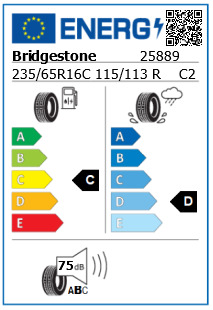 Anvelopa iarna 235/65/16C Bridgestone W995  115/113R