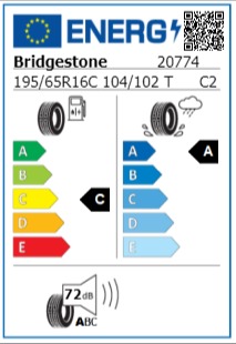 Anvelopa all seasons 195/65/16C Bridgestone Duravis AllSeason 104/102T