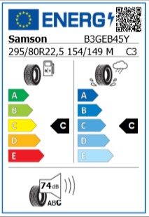 Anvelopa tractiune 295/80/22,5 Samson GL267D 154/149M