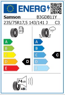 Anvelopa trailer 235/75/17,5 Samson GL283A 143/141J