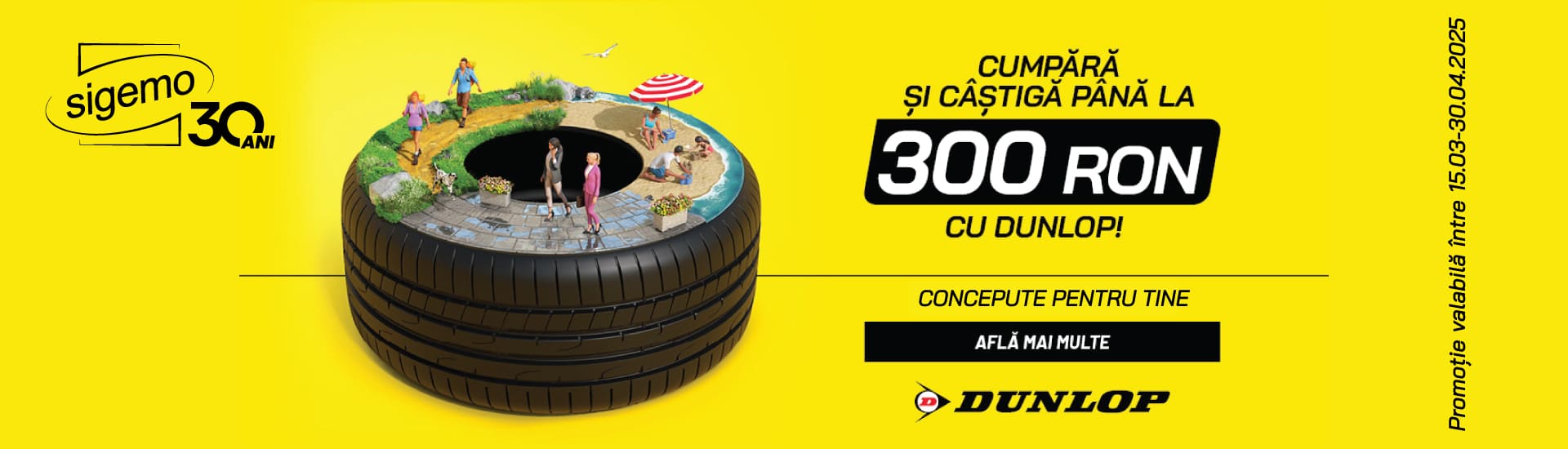 Campanie Dunlop vara si all seasons