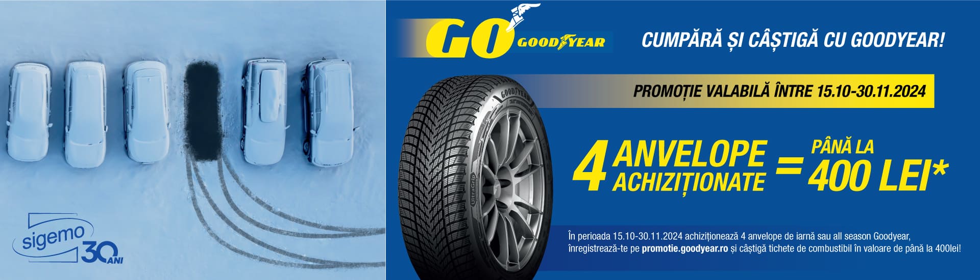 Campanie Goodyear iarna si all seasons